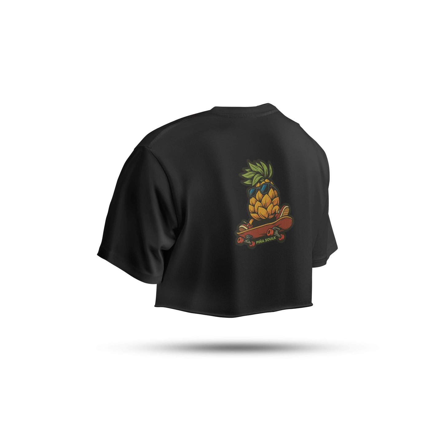 Manga Corta Crop Top Piña Skate