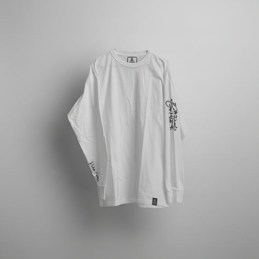 Playera Manga Larga Neon Piña Soulk Blanca